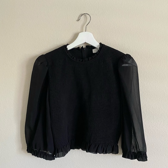 NWOT Aritzia Wilfred Tempest Blouse - Picture 4 of 4